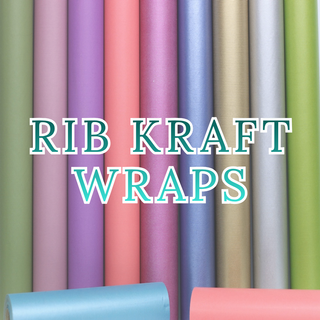 GIFTWRAP RIB KRAFT