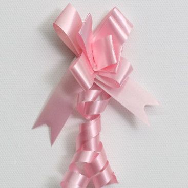 PULL BOW PLAIN 14mm PINK (PACK OF 100)