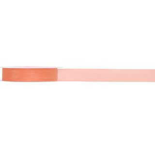 ORGANZA WOVEN EDGE 16mm x 50Mtr PEACH
