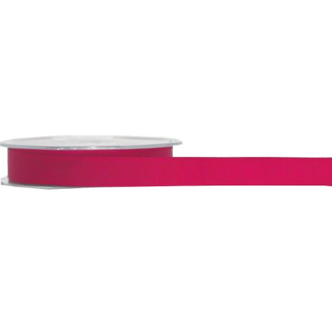GROSGRAIN 15mm x 23Mtr HOT PINK