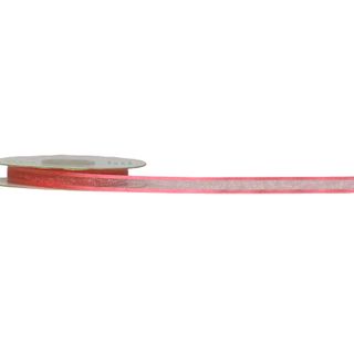 ORGANZA SATIN EDGE ( CAPRICE ) 10mm x 23Mtr MELON