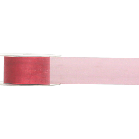 ORGANZA NON WOVEN (SOFIA) 38mm x 50Mtr ROSE PINK