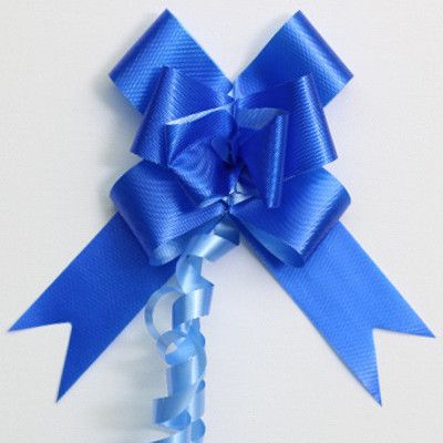 PULL BOW PLAIN 32mm ROYAL (PACK OF 100)