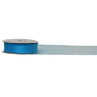 SPARKLE ORGANZA 25mm x 50Mtr TURQUOISE