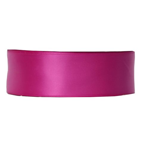 SATIN 38mm x 50Mtr HOT PINK