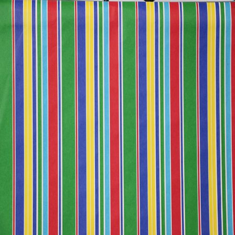 TISSUE PRINTED QUIRE (20 SHEETS) MULTI STRIPE SIZE 76x50cm