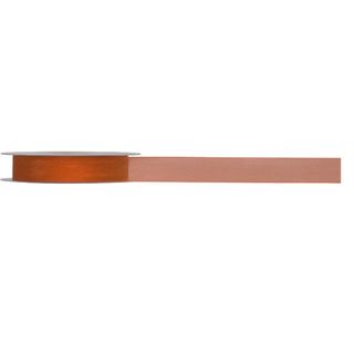 ORGANZA WOVEN EDGE 16mm x 50Mtr BURNT ORANGE