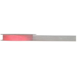 ORGANZA WOVEN EDGE 16mm x 50Mtr ROSEBUD PINK