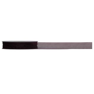 ORGANZA WOVEN EDGE 16mm x 50Mtr AUBERGINE