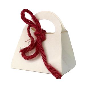 HANDBAG LARGE 110(L)x80(W)x125(H) mm WHITE CARDBOARD
