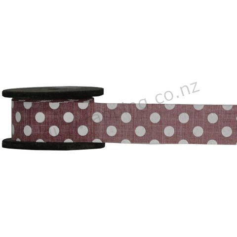 SPOT 38mm x 20Mtr WINE (TAMIKA)