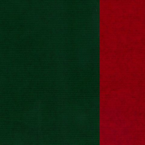 MINI ROLL RIB KRAFT DOUBLE SIDE RED/GREEN 200mm x 50M (NO RE