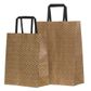 KRAFT BAG BROWN RHOMBIC LARGE 33 H x 25 W x 12 G cm PACK OF