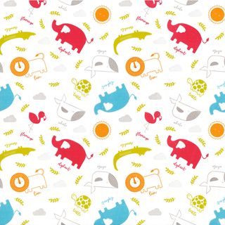 TISSUE PRINTED QUIRE (20 SHEETS) SAFARI PARK SIZE 76cm x 50c