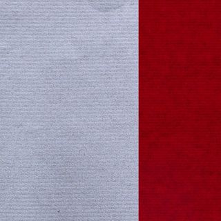 MINI ROLL RIB KRAFT DOUBLE SIDE RED/SILVER  200mm x 50M (NO