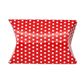 PILLOW SWEET TREATS 100Lx70Wx25Hmm RED/WHITE DOT(10/PK)