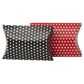 PILLOW SWEET TREATS 100Lx70Wx25Hmm RED/WHITE DOT(10/PK)