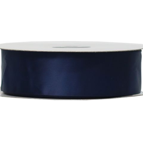 SATIN 38mm x 50Mtr NAVY