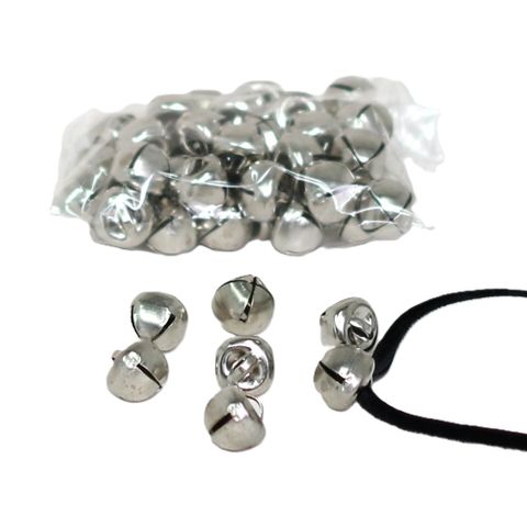 BELLS - SILVER METAL (PACK OF 50)