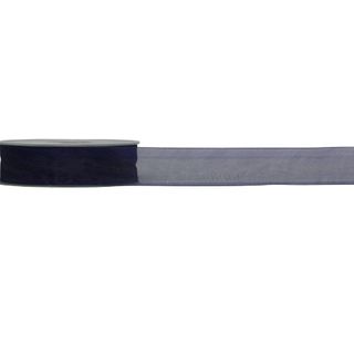 ORGANZA WOVEN EDGE 25mm x 50Mtr NAVY