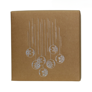 BROWN BAUBLES BOX LARGE 30L x 30W x 24H cm