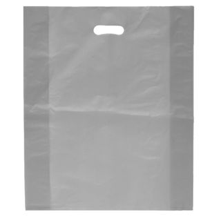 DIECUT BAG LRG 52(H) x 41.5(W) cm SILVER (50 PER PACK)