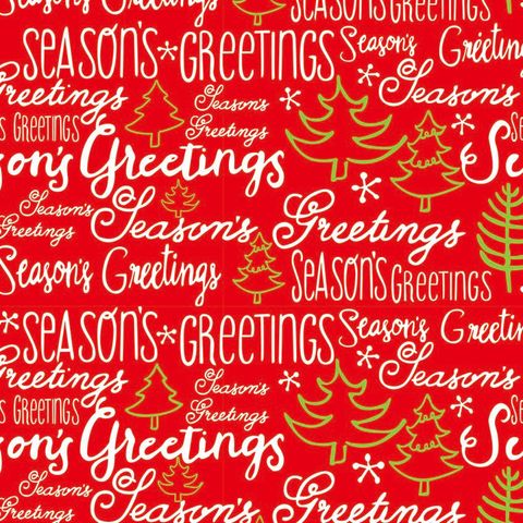 GREETINGS 700mm x 50Mtr