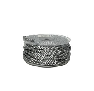 TWISTED METALLIC THREAD 3.5mm x 20Mtr SILVER