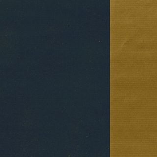 RIB KRAFT DOUBLE SIDED 500mm x 50Mtr NAVY / GOLD