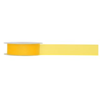 ORGANZA WOVEN EDGE 25mm x 50Mtr DAFFODIL