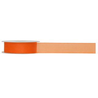 ORGANZA WOVEN EDGE 25mm x 50Mtr TANGERINE