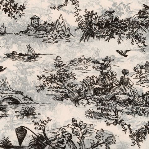 TISSUE PRINTED QUIRE (20 SHEETS) BLACK TOILE SIZE 76cm x 50c