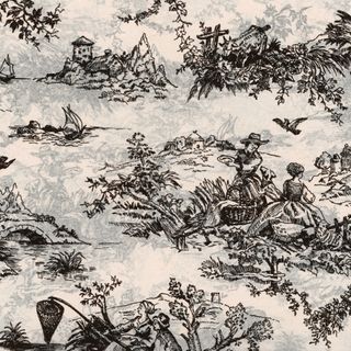 TISSUE PRINTED QUIRE (20 SHEETS) BLACK TOILE SIZE 76cm x 50c