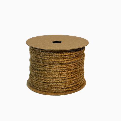 HEMP ROPE ON SPOOL 2mm x 50Mtr NATURAL