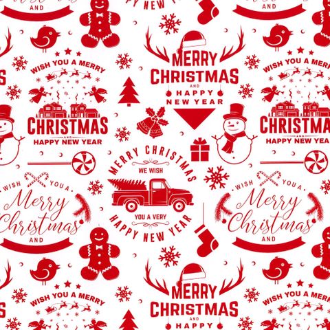 HAPPY HOLIDAYS 700mm x 50Mtr