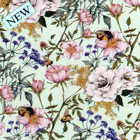 WILD FLOWER MINT 500mm x 50Mtr