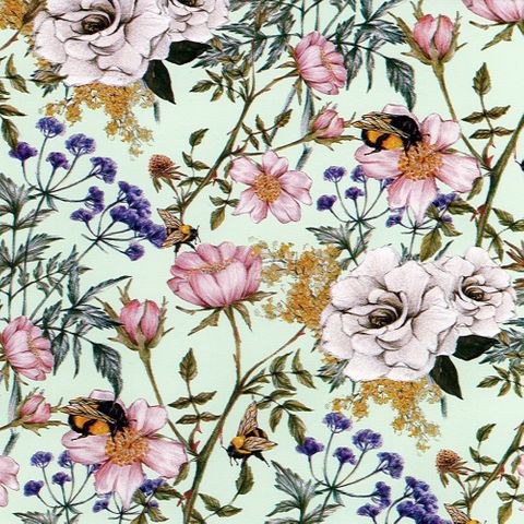 WILD FLOWER MINT 500mm x 50Mtr