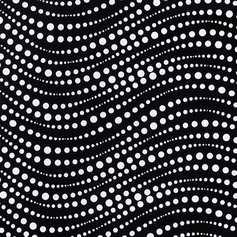 SPARKY WAVE BLACK & WHITE 500mm x 50Mtr