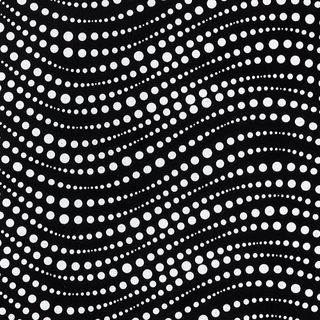 SPARKY WAVE BLACK & WHITE 500mm x 50Mtr