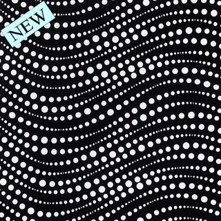 SPARKY WAVE BLACK & WHITE 500mm x 50Mtr