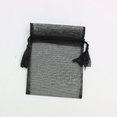 POUCH TASSEL SMALL 14(H) x 10(W)cm (10) BLACK