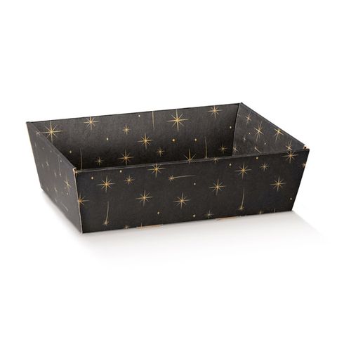 HAMPER GALAXY BLACK MEDIUM 29(L) x 21(W) x 9(H) cm