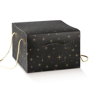 GALAXY BLACK BOX WITH ROPE HANDLE 29(L) x35.5(W) x19.5(H) cm