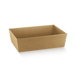 HAMPER BROWN KRAFT LARGE 40(L) x 30(W) x 11.5(H) cm