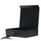 BLACK MAGNETIC GIFT BOX WITH GROSGRAIN RIBBON 31Lx27Wx 8H cm