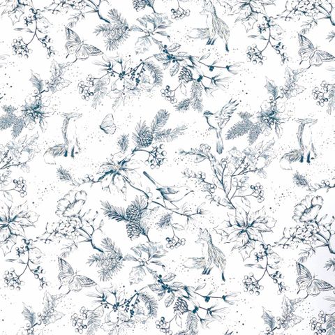 MINI ROLL CHRISTMAS WOODLAND 200mm x 50Mtr (NO RETURNS)