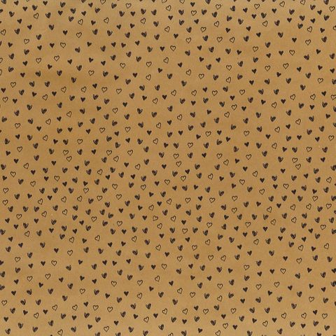 MINI ROLL HEARTS KRAFT 200mm x 50Mtr (NO RETURNS) INSIDE OUT