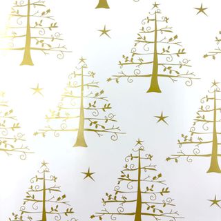 TINSEL TREES GOLD 500mm x 50Mtr
