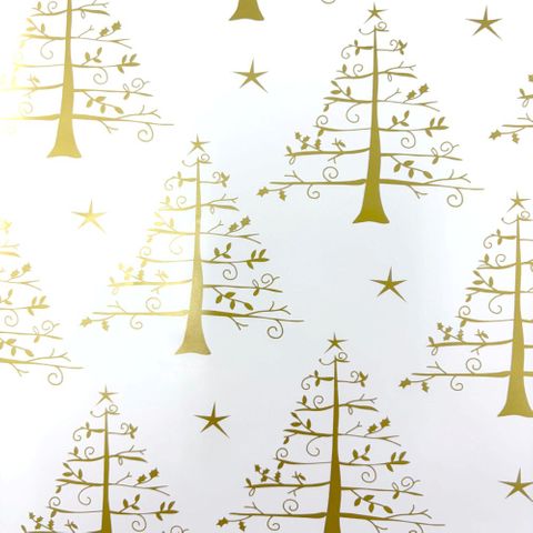 TINSEL TREES GOLD 500mm x 50Mtr