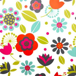 RETRO FLOWER 500mm x 50Mtr